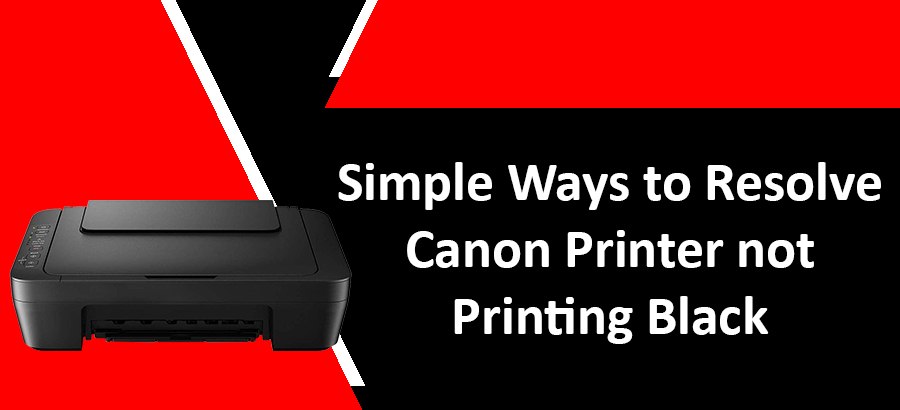 Canon printer is not responding: not printing black