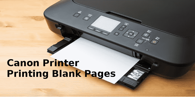 canon printer is not printing: Printing blank pages