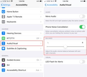 Adjust sound settings on iPhone