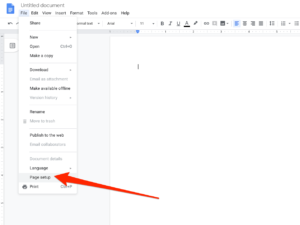Background Colors in Google Docs