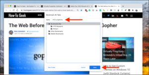 Bookmark All Tabs In Your Browser