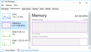 Check Your Computer's Memory Usage