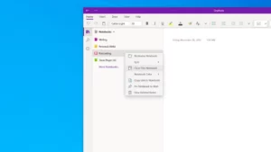 Delete A Notebook in Windows OneNote App