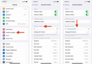 Disable silent mode on iPhone