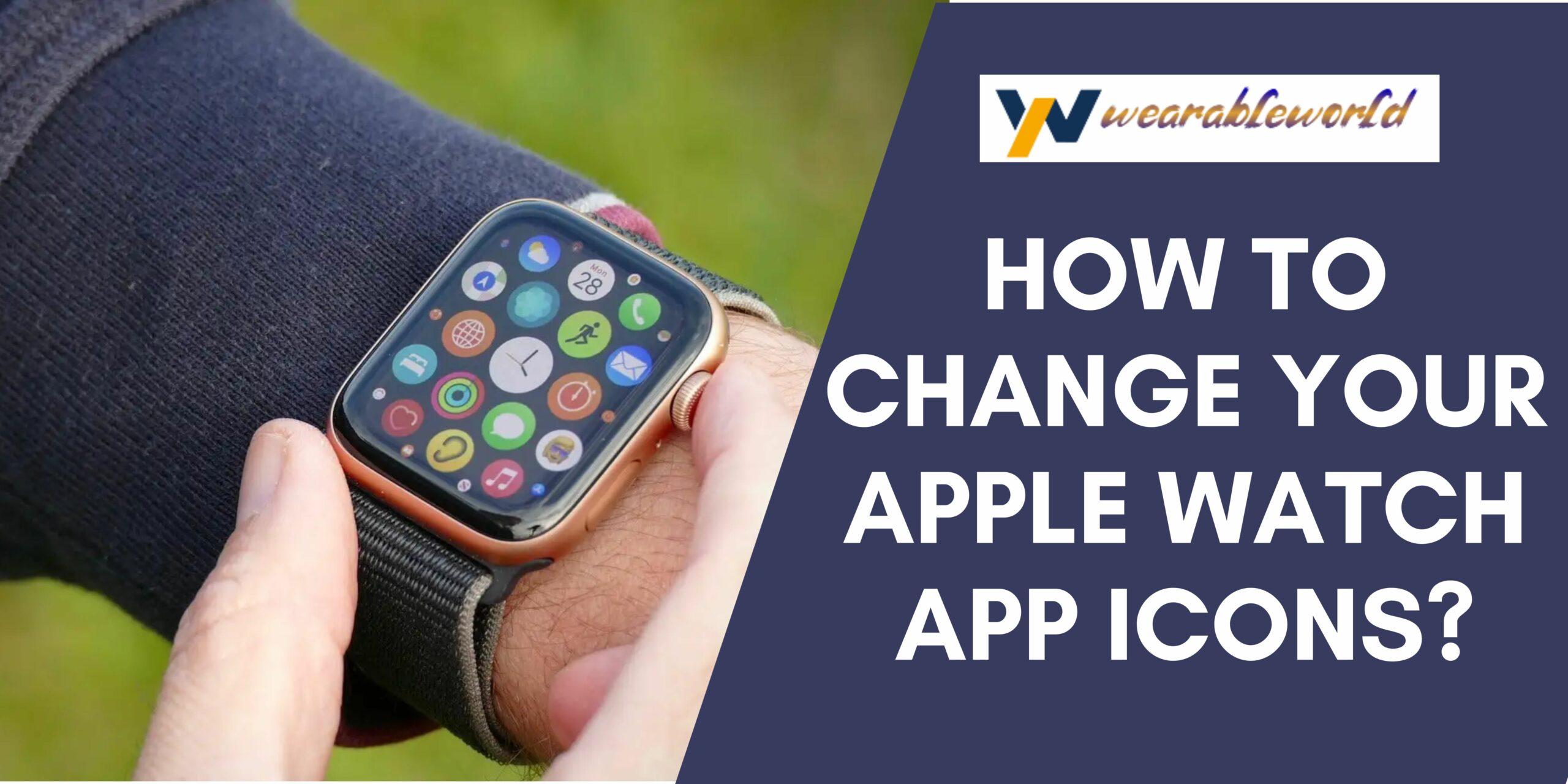 Change your apple watch app icons