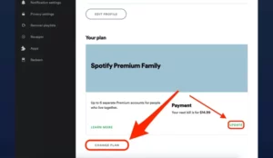 How to change your payment method on Spotify