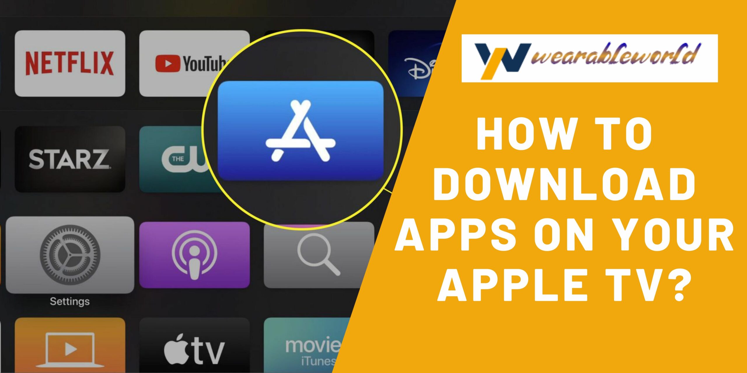 Download apps on your Apple TV