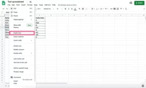 Insert Multiple Rows In A Google Spreadsheet