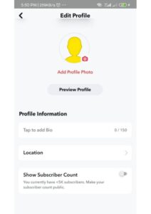 Make A Public Profile On Snapchat