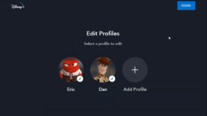 Manage your disney plus profiles