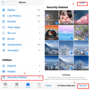 Recover Deleted Photos from iPhone