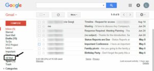 Retrieve Deleted Emails in Gmail