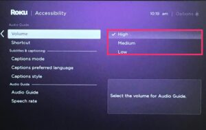 Roku app volume not working