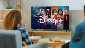 Teen Watching disney plus