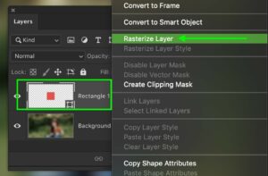 Use Rasterize In Photoshop